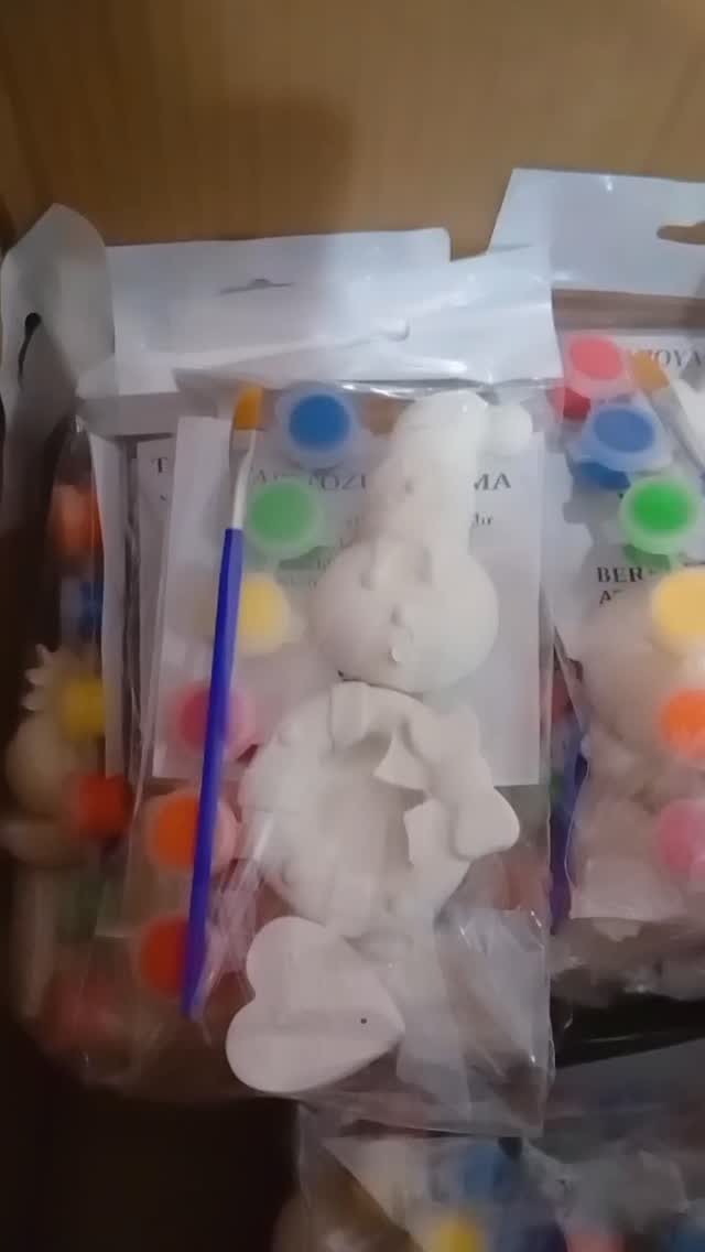 Kardan Adam Figürlü Boyama Kiti