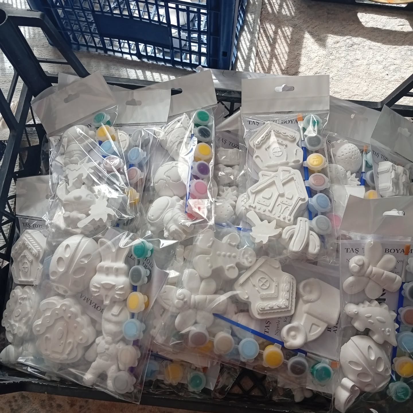 Taş Tozu Boyama Figür Paketleri